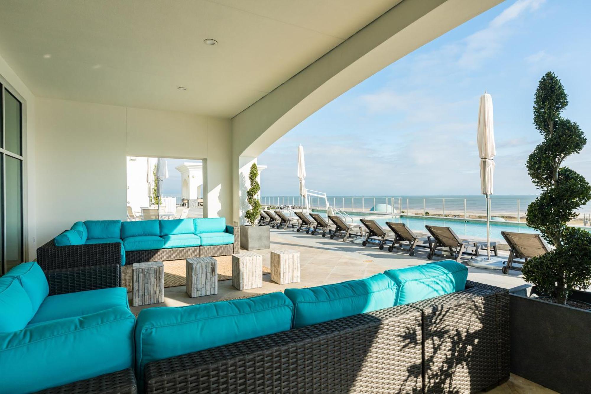 Emerald By The Sea Retreat Galveston Ruang foto
